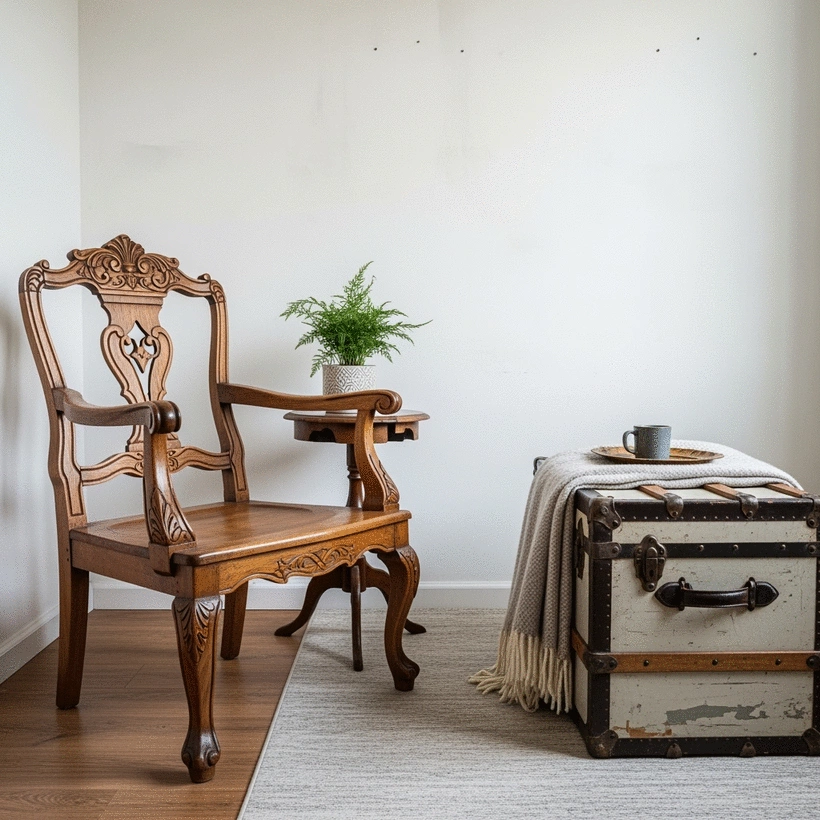 creative ways to incorporate antique furniture into small spaces